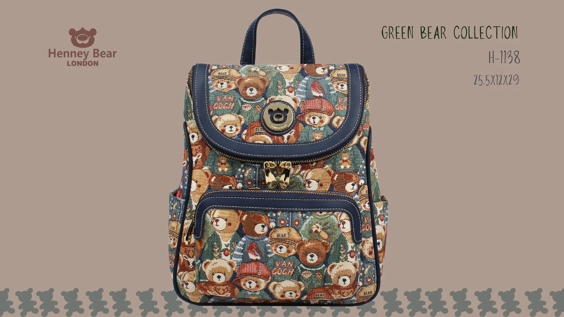 Green Bear bag