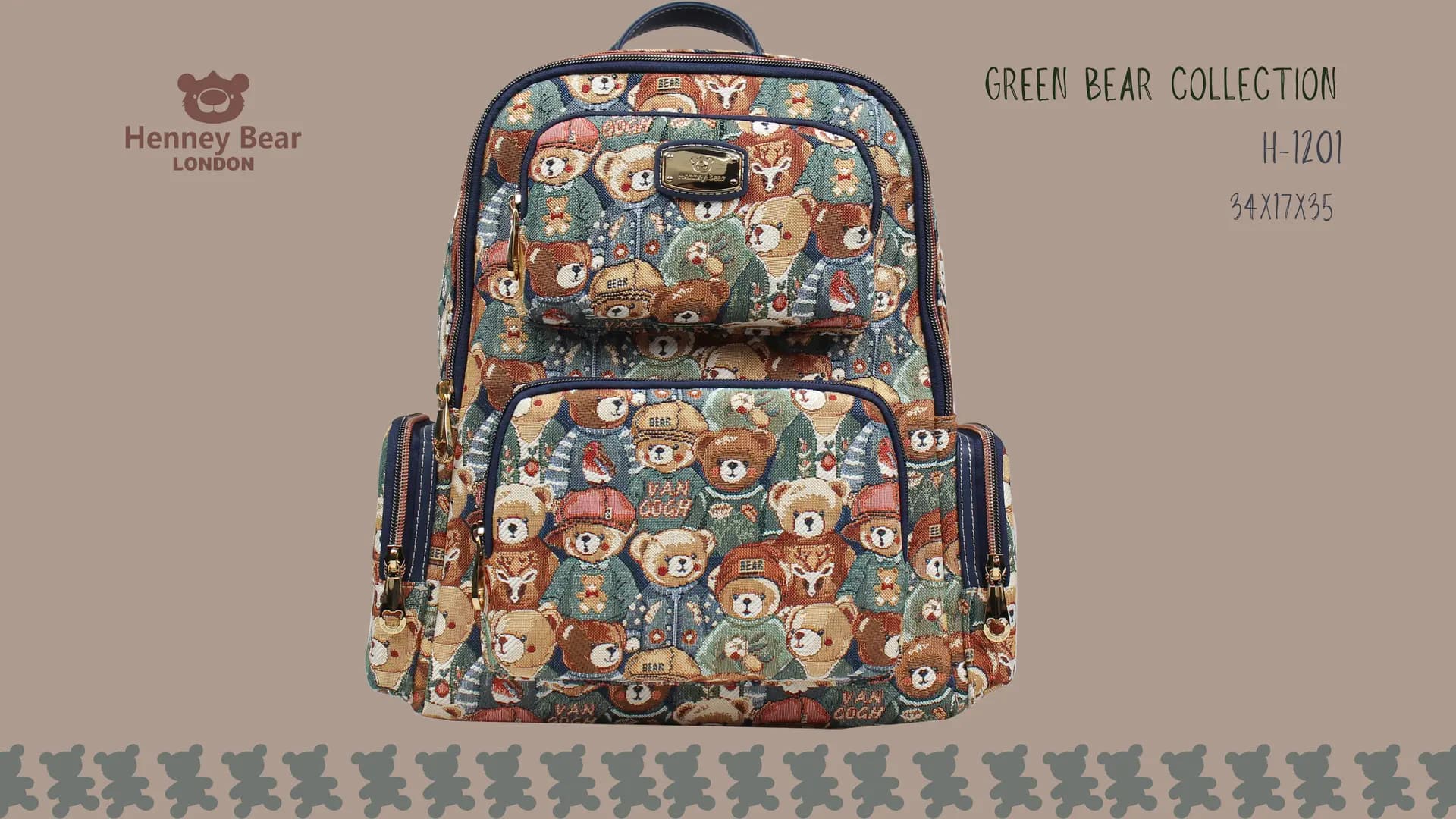 Green Bear bag