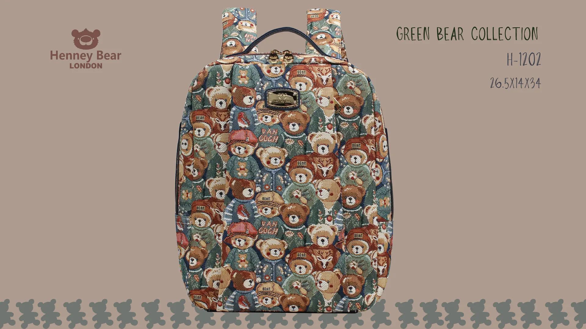 Green Bear bag