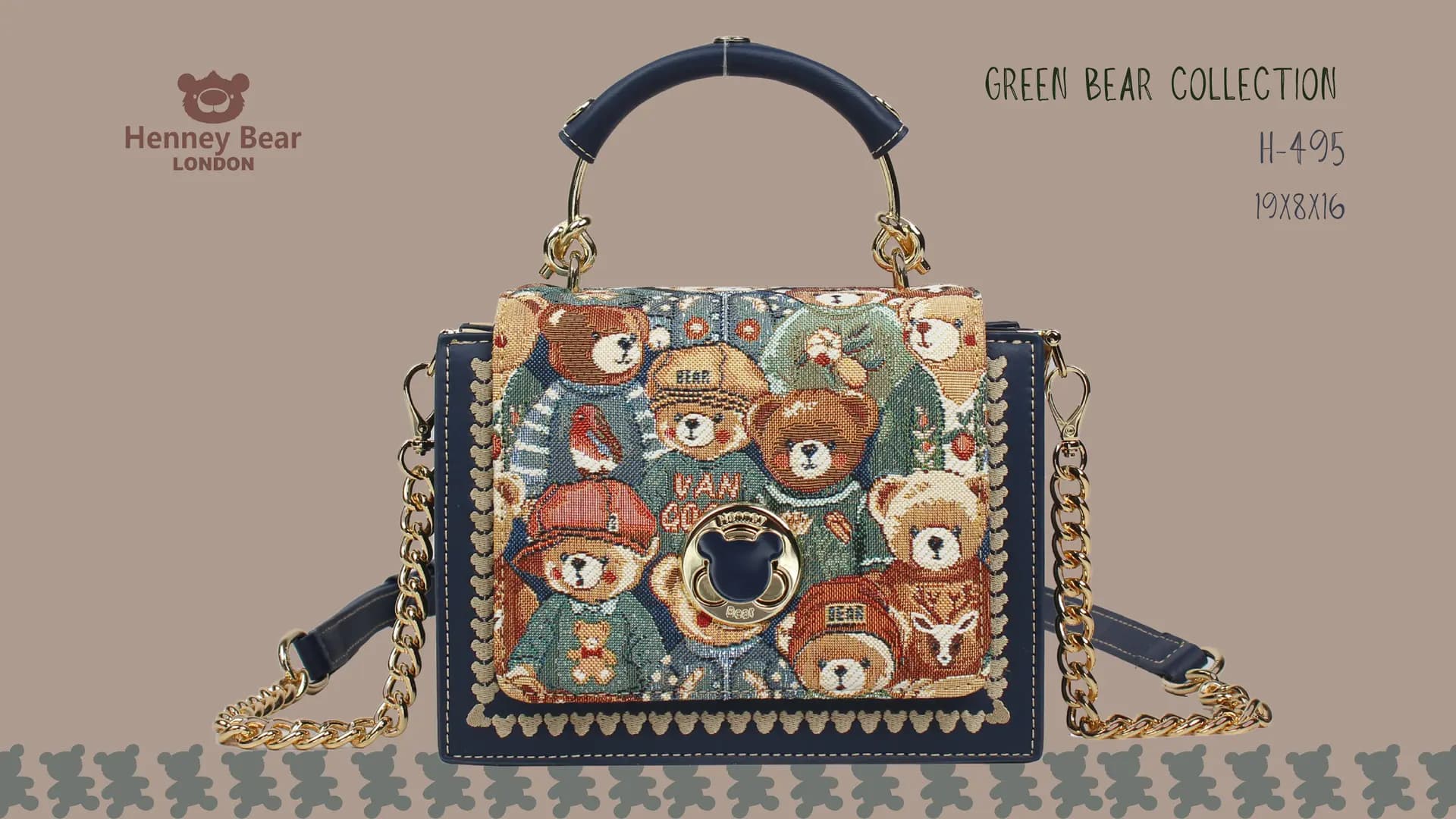 Green Bear bag